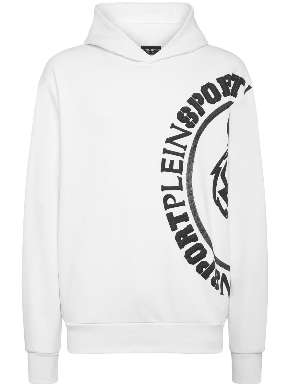 Plein Sport Hoodie mit Logo-Print - Weiß von Plein Sport