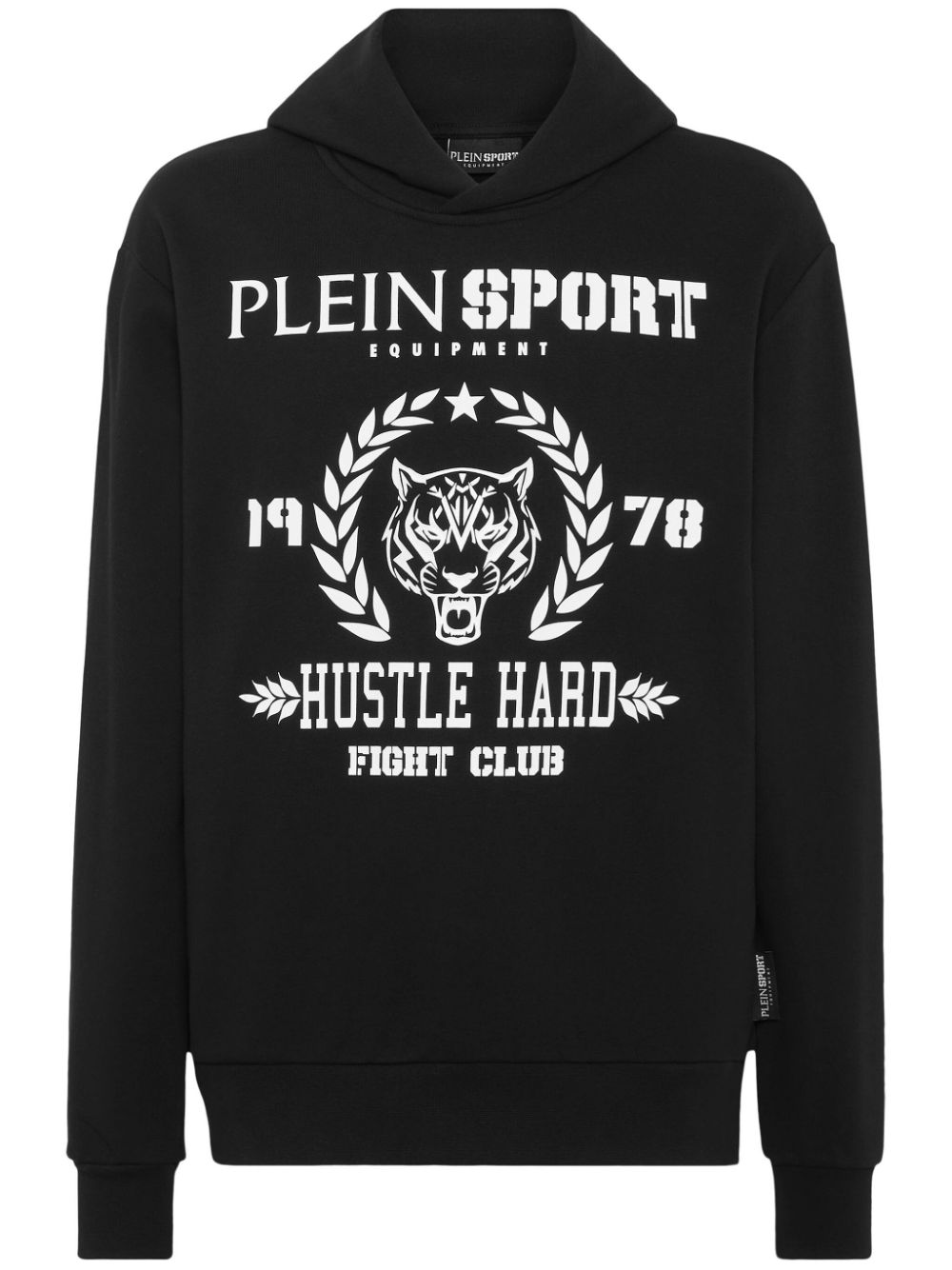 Plein Sport Hoodie mit Logo-Print - Schwarz von Plein Sport