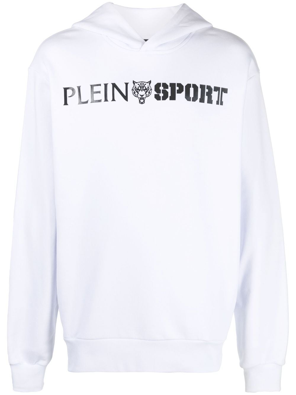 Plein Sport Hoodie mit Statement-Print - Weiß von Plein Sport