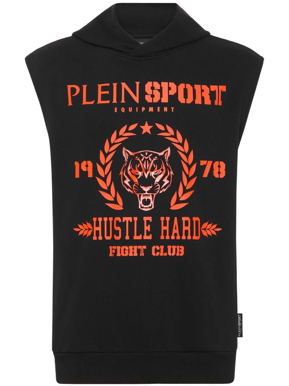 Plein Sport Hoodie mit Tiger-Print - Schwarz von Plein Sport