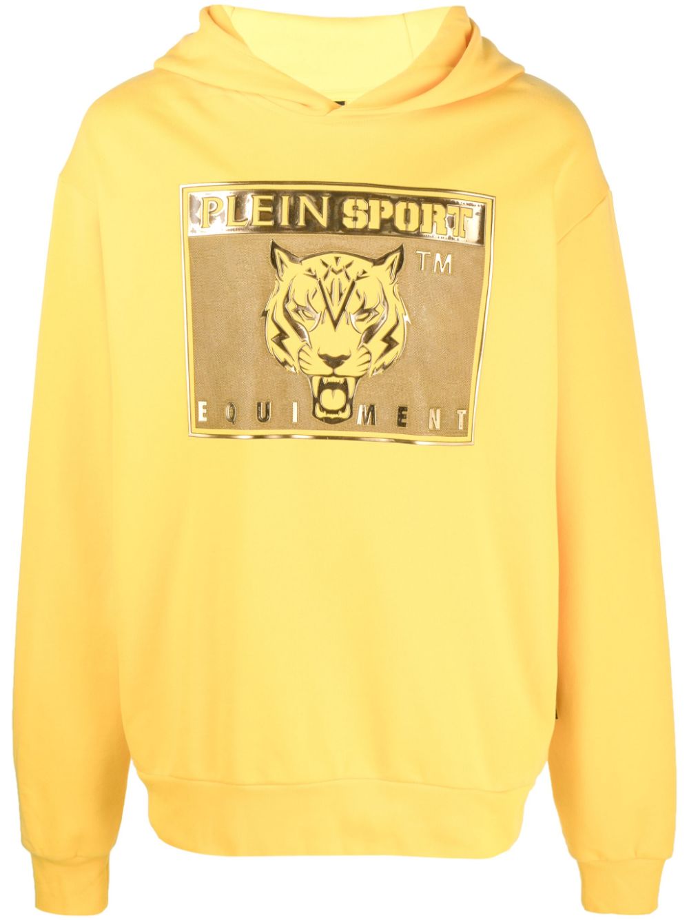 Plein Sport Hoodie mit grafischem Print - Gelb von Plein Sport