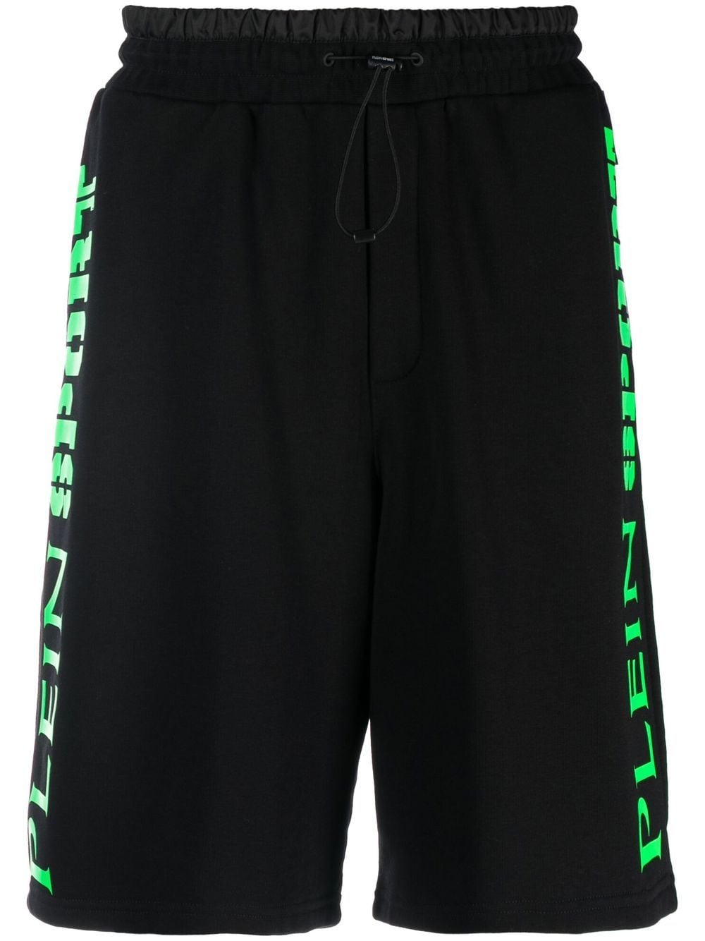 Plein Sport Joggingshorts mit Logo-Print - Schwarz von Plein Sport