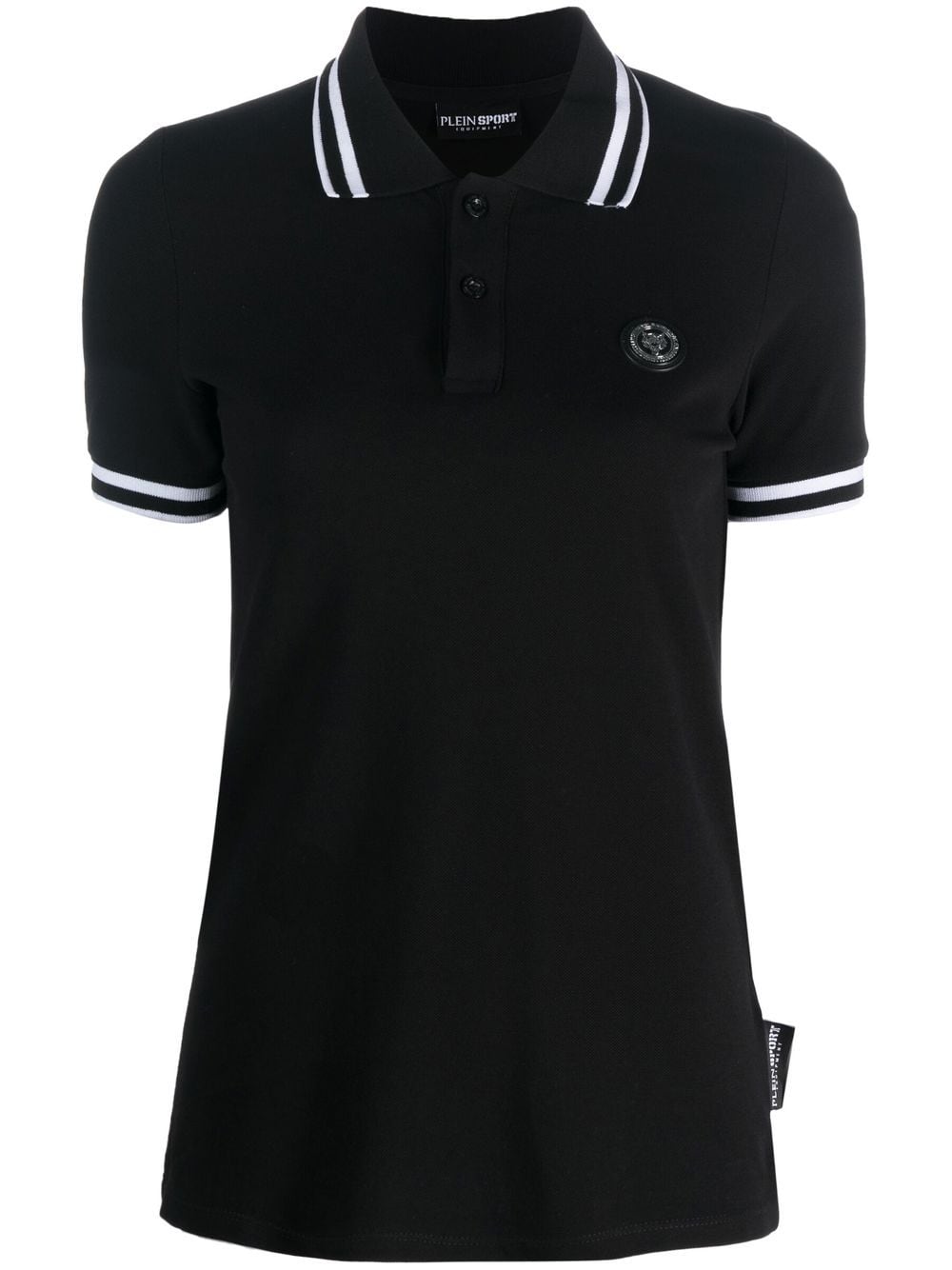 Plein Sport Kurzärmeliges Poloshirt - Schwarz von Plein Sport