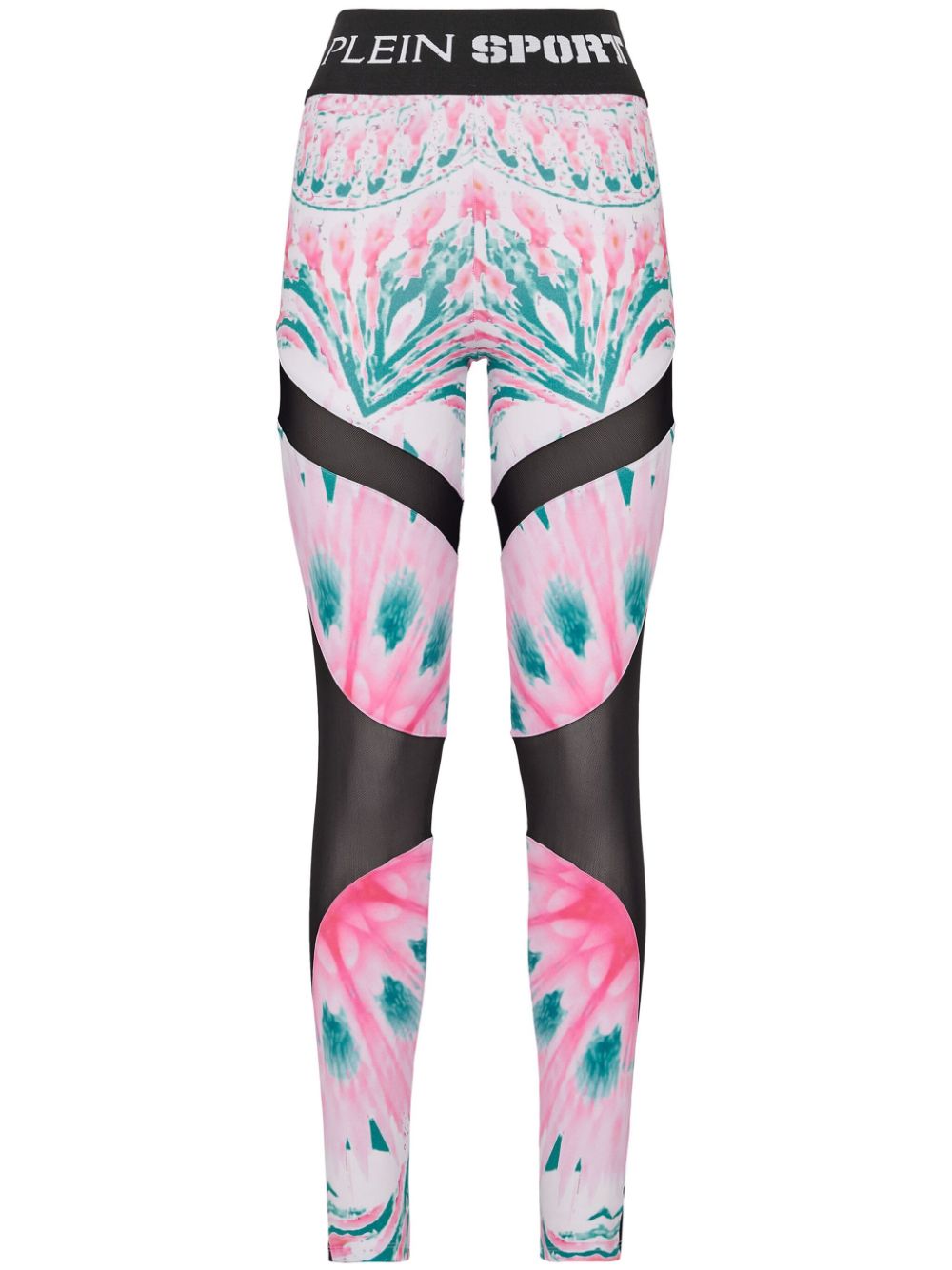 Plein Sport Leggings mit Logo-Bund - Rosa von Plein Sport