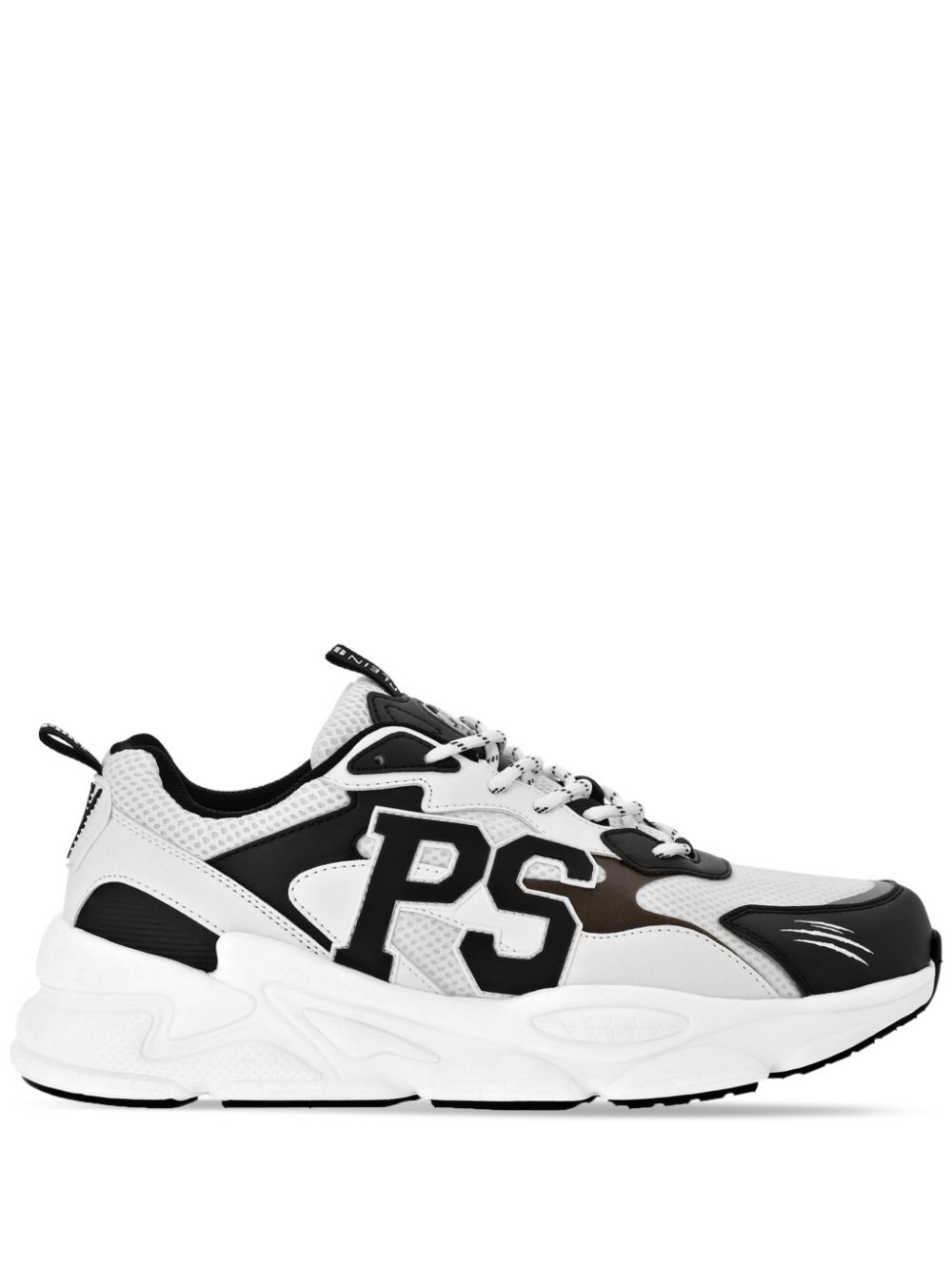 Plein Sport Lo-Top Sneakers mit Logo-Patch - Weiß von Plein Sport