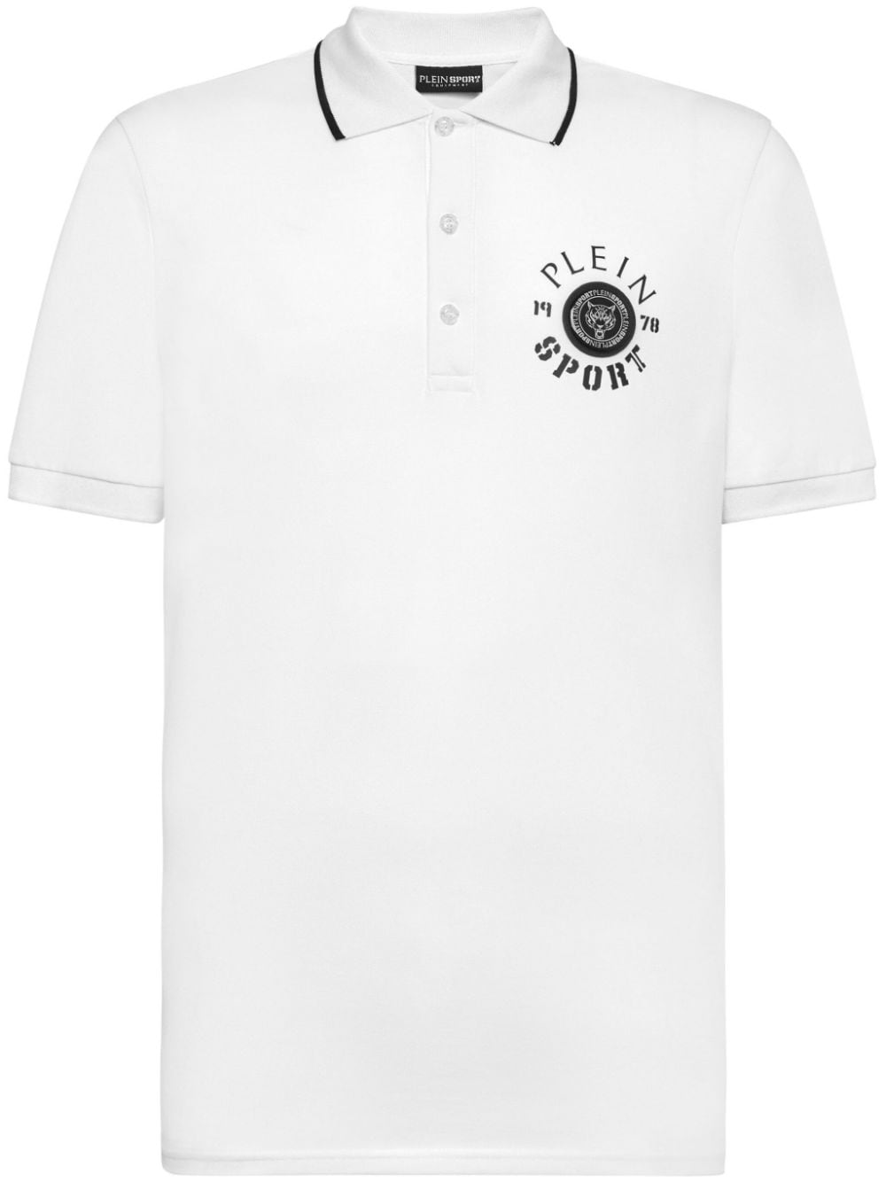 Plein Sport Poloshirt mit Logo-Applikation - Weiß von Plein Sport