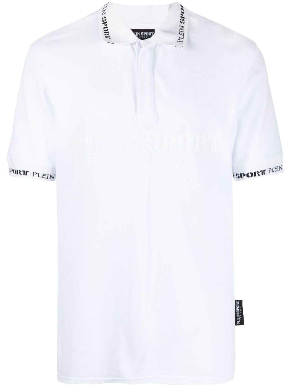 Plein Sport Poloshirt mit Logo-Print - Weiß von Plein Sport