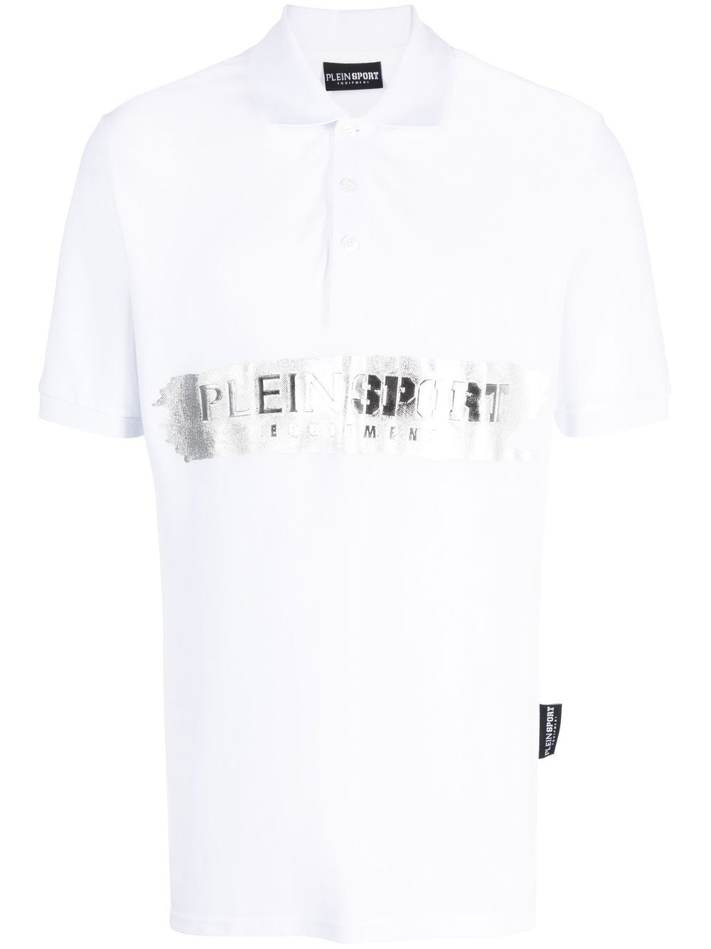 Plein Sport Poloshirt mit Logo-Print - Weiß von Plein Sport