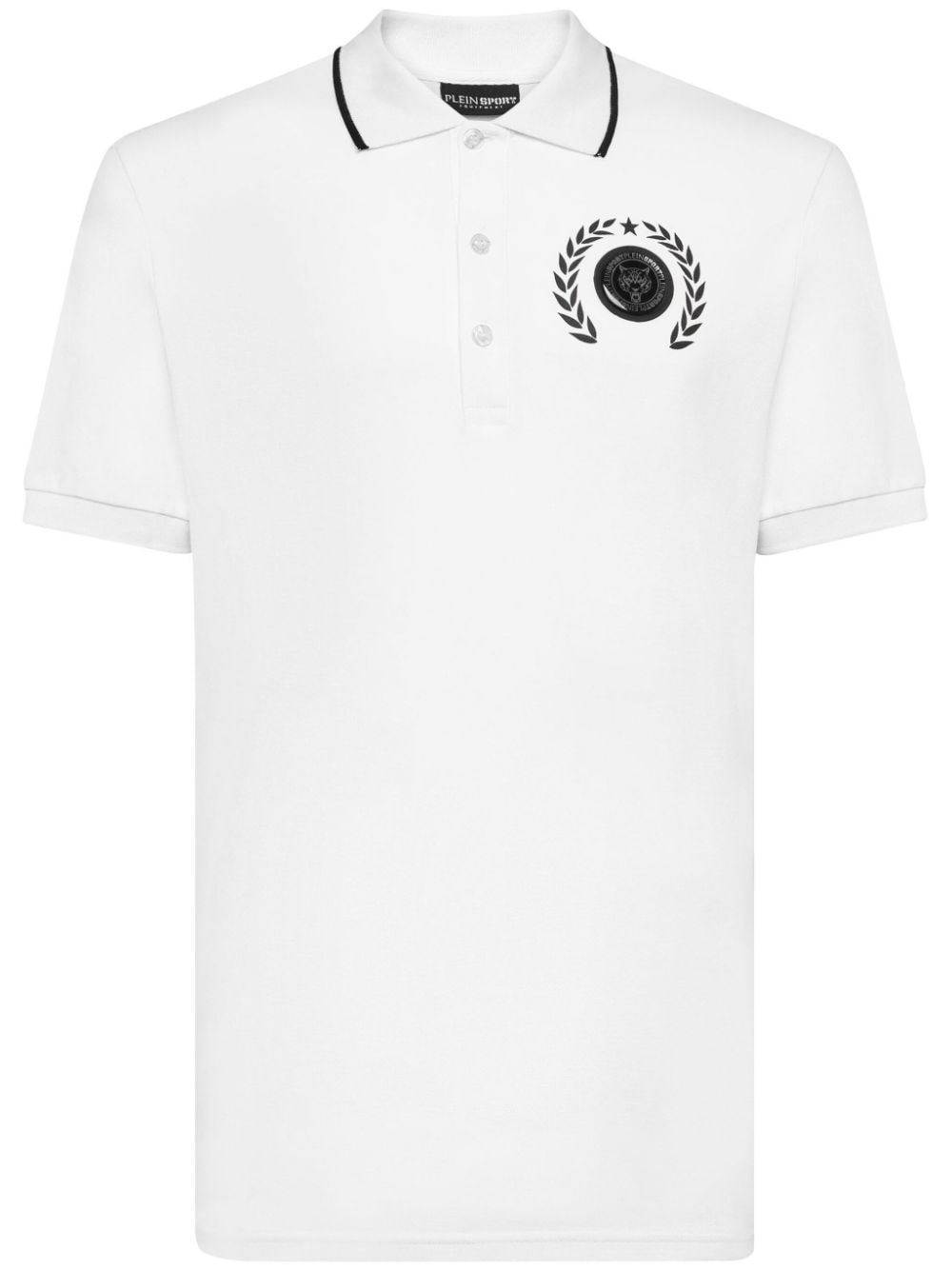 Plein Sport Poloshirt mit Logo-Print - Weiß von Plein Sport