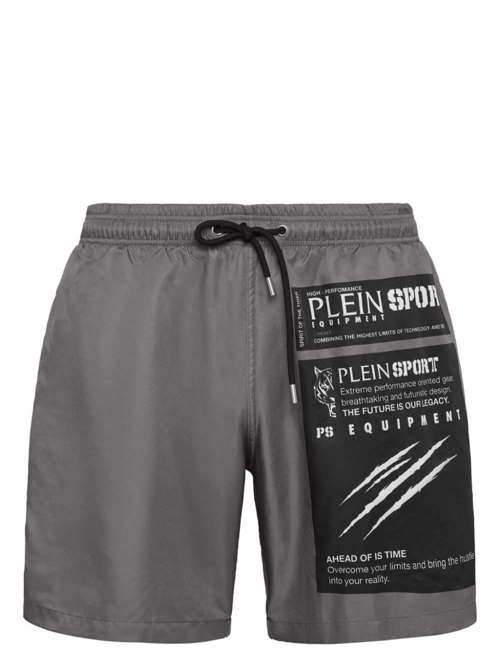 Plein Sport Scratch Badeshorts - Grau von Plein Sport