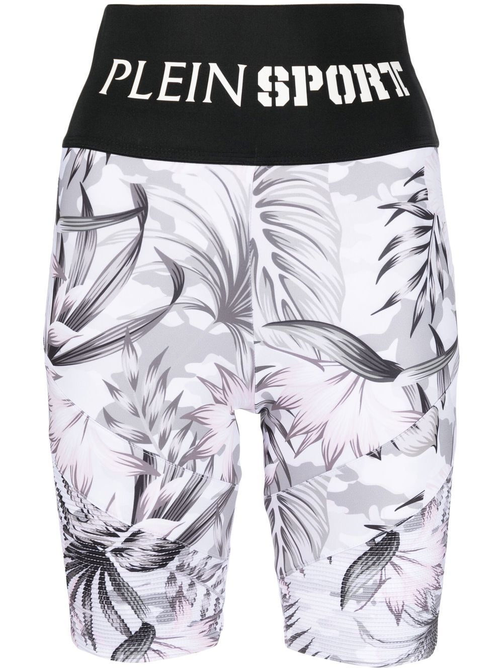 Plein Sport Shorts mit Logo - Weiß von Plein Sport