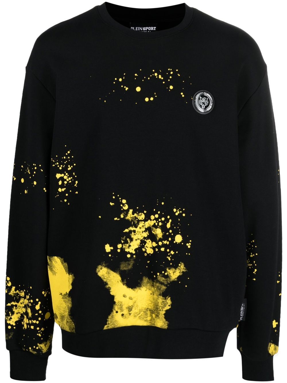 Plein Sport Sweatshirt mit Farbklecks-Print - Schwarz von Plein Sport