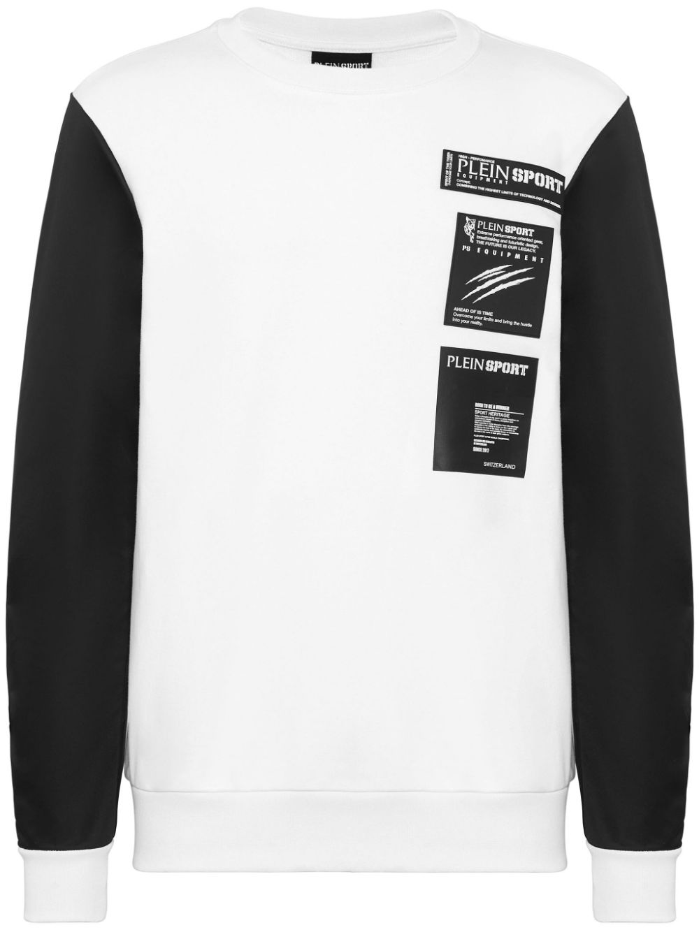 Plein Sport Sweatshirt mit Logo-Applikation - Weiß von Plein Sport