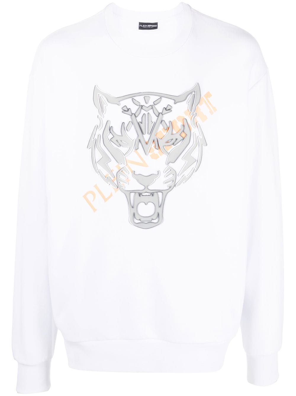 Plein Sport Sweatshirt mit Tigerkopf - Weiß von Plein Sport