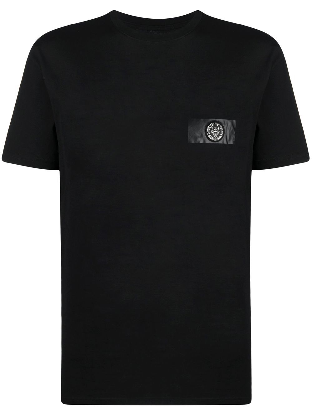 Plein Sport T-Shirt mit Logo-Patch - Schwarz von Plein Sport