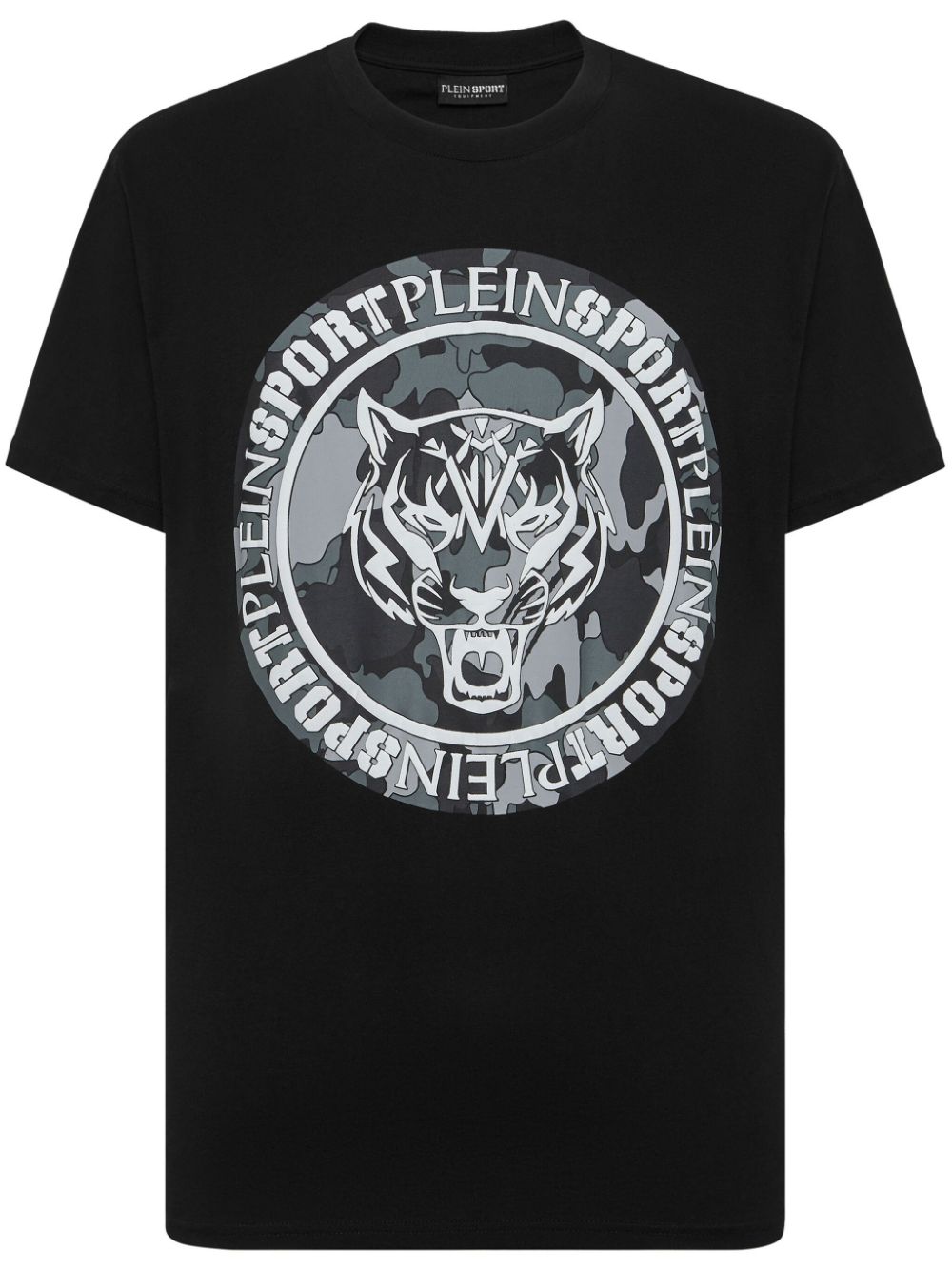 Plein Sport T-Shirt mit Tiger-Print - Schwarz von Plein Sport