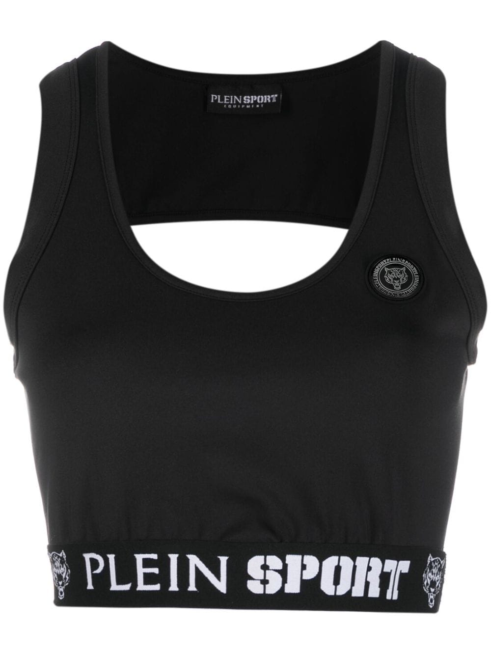 Plein Sport Tanktop mit Logo-Schild - Schwarz von Plein Sport