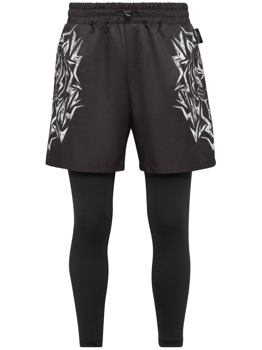 Plein Sport Thunder Tiger Leggings - Schwarz von Plein Sport