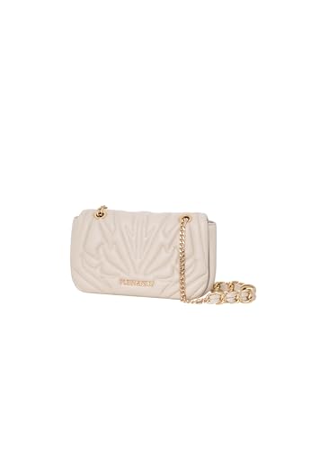Plein Sport Unisex Shoulder Jenna Handtasche, Ivory von PLEIN SPORT