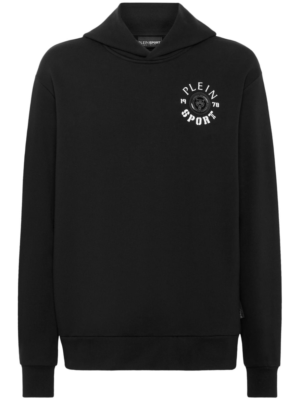 Plein Sport Hoodie mit Logo-Print - Schwarz von Plein Sport