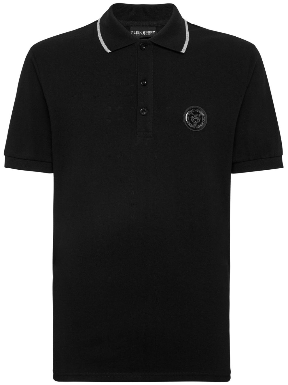 Plein Sport Poloshirt mit Logo-Print - Schwarz von Plein Sport