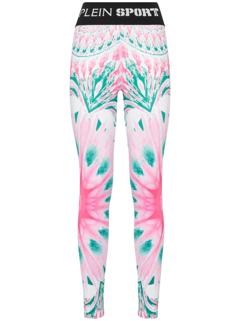 Plein Sport Leggings mit Logo-Bund - Rosa von Plein Sport