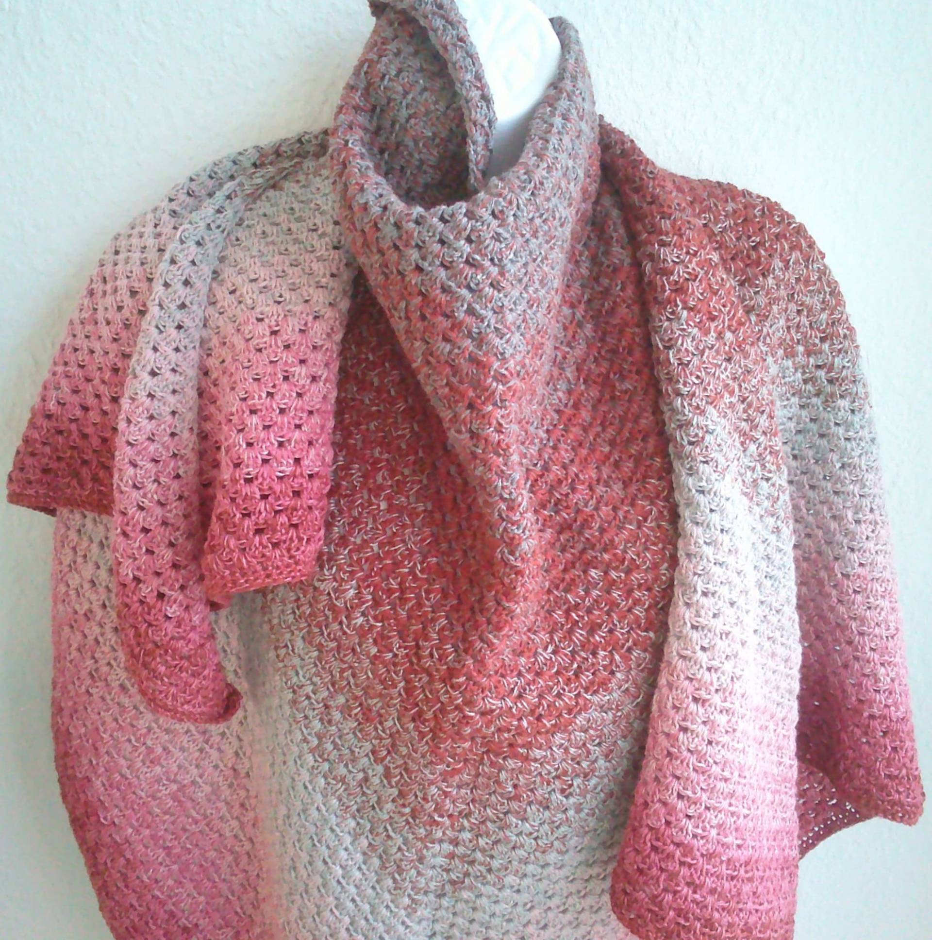 xxl Dreiecktuch Rosenholz xxl Dreiecktuch Rosenholz von PlentyColor