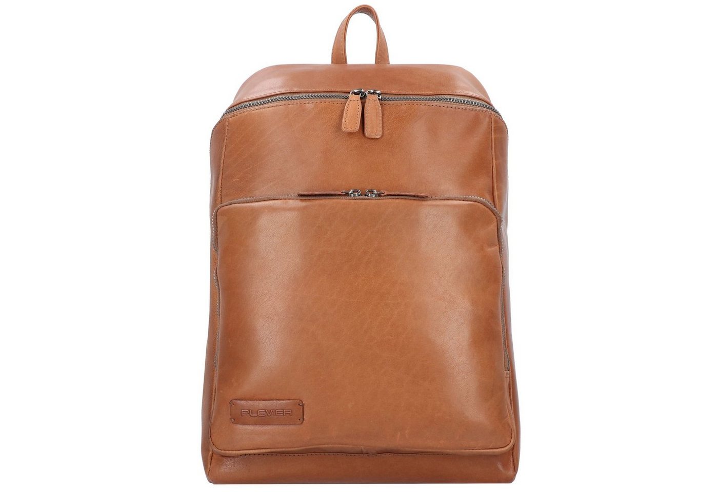 Plevier Laptoprucksack Rock, Leder von Plevier