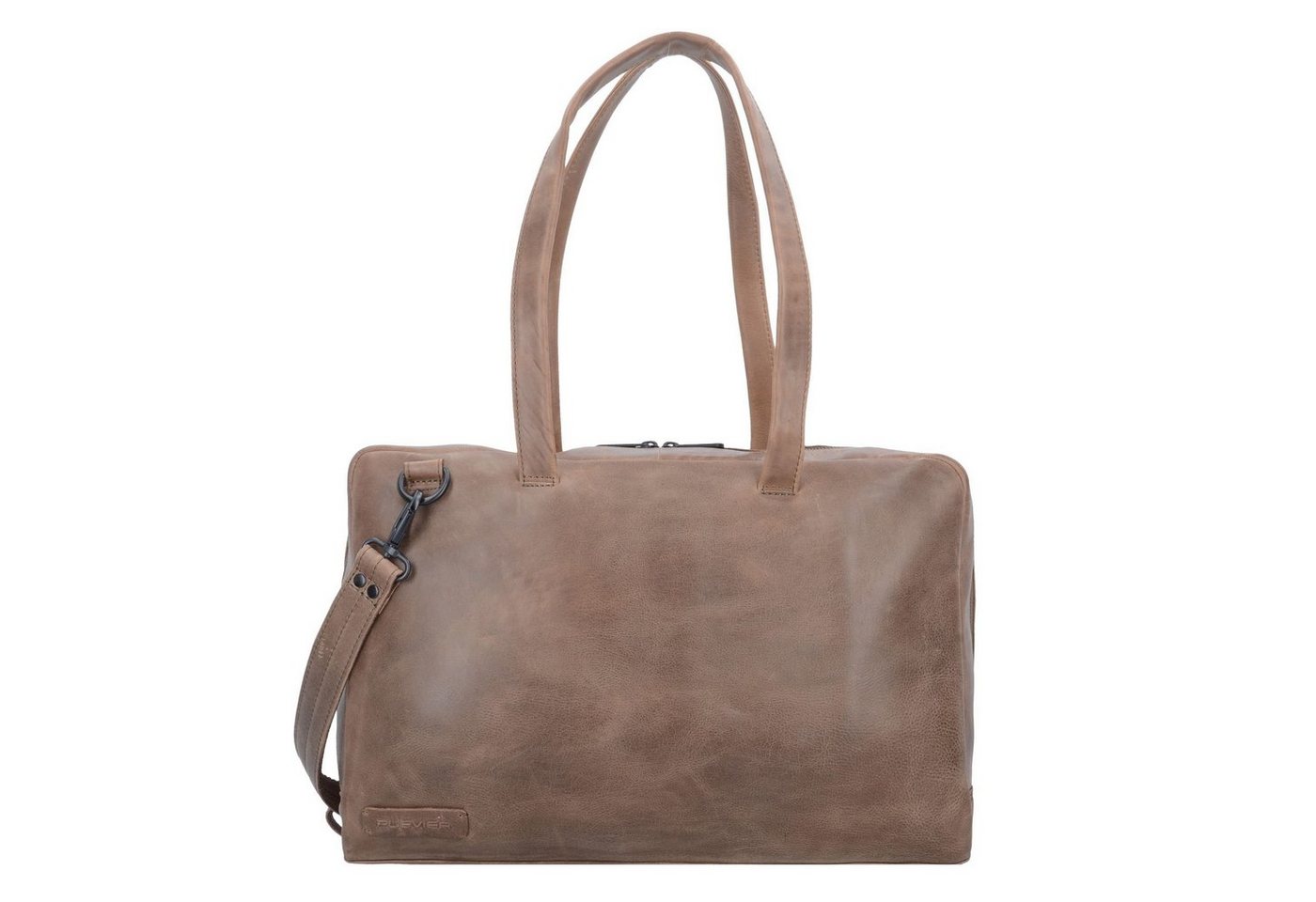 Plevier Schultertasche Pure, Leder von Plevier