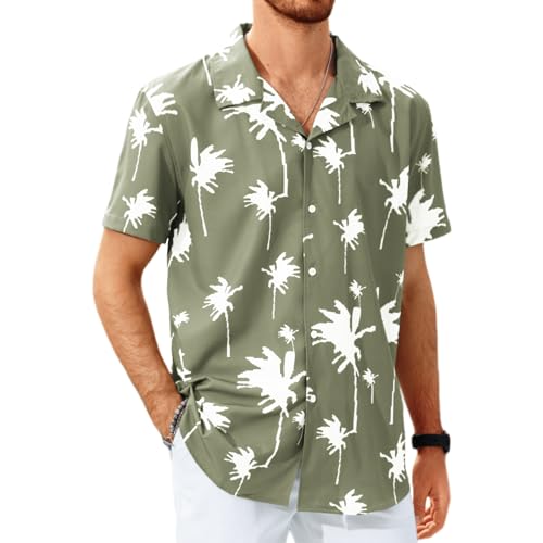 Plilima Herren Hawaii Hemd Kurzarm Hemd Sommer Herren Freizeithemden Party Strandhemd Hawaiihemd Kurzarmhemd Armeegrün L Plilima Herren Hawaii Hemd Kurzarm Hemd Sommer Herren Freizeithemden Party Strandhemd Hawaiihemd Kurzarmhemd Armeegrün L von Plilima