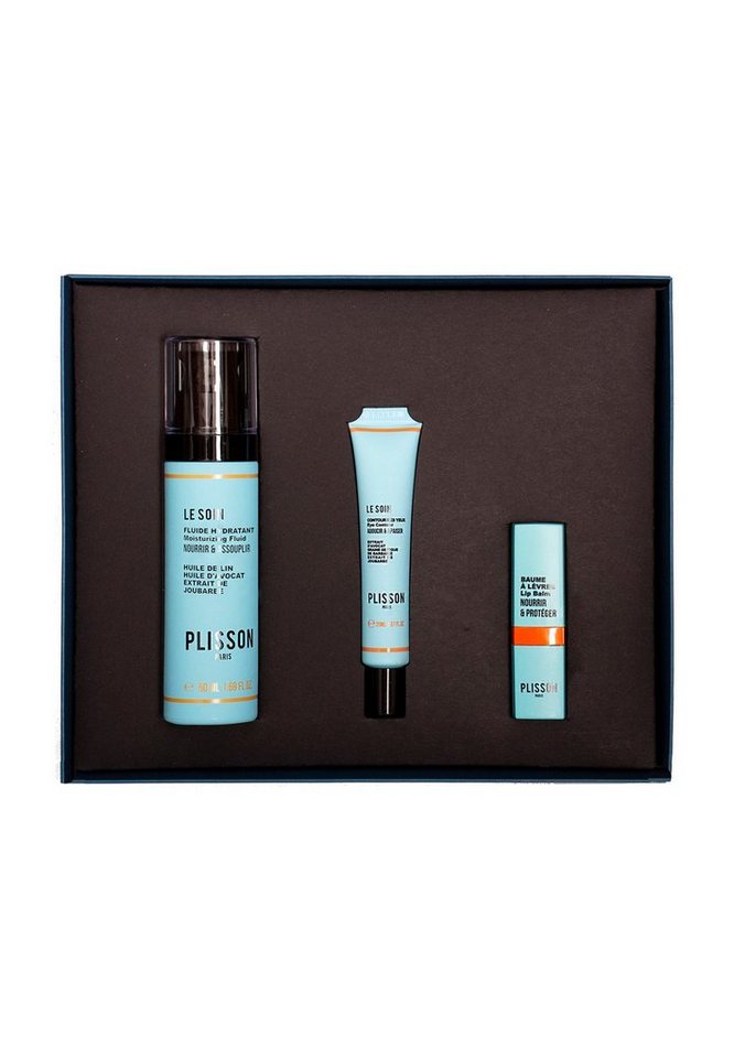 Plisson 1808 Feuchtigkeitspflege-Set Plisson 1808 Pflegeset Face Care Set - Sweet Love Tag für Tag wird Ihre Haut revitalisiert, aufgepolstert und perfekt mit Feuchtigkeit versorgt. Dieses Ritual bewahrt Ihr Jugendkapital für lange Zeit. Pflegen Sie Ihre Haut mit unserem Set Gueule d'Amour, das speziell für die männliche Haut entwickelt wurde. Unsere Produkte sind für Männer konzipiert und enthalten natürliche, wirksame und innovative Inhaltsstoffe, die in die Tiefe wirken. Hergestellt in Frankreich., 1-tlg. Plisson 1808 Feuchtigkeitspflege-Set Plisson 1808 Pflegeset Face Care Set - Sweet Love Tag für Tag wird Ihre Haut revitalisiert, aufgepolstert und perfekt mit Feuchtigkeit versorgt. Dieses Ritual bewahrt Ihr Jugendkapital für lange Zeit. Pflegen Sie Ihre Haut mit unserem Set Gueule d'Amour, das speziell für die männliche Haut entwickelt wurde. Unsere Produkte sind für Männer konzipiert und enthalten natürliche, wirksame und innovative Inhaltsstoffe, die in die Tiefe wirken. Hergestellt in Frankreich., 1-tlg. von Plisson 1808