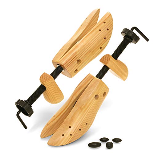 Plixioilmz 2-Wege-Schuhspanner, verstellbare Schuh-Expander aus Holz, für Damen und Herren, 2 Stück von Plixio