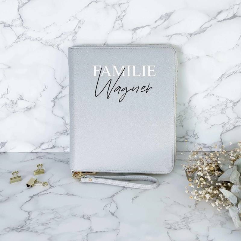 Familien Organizer I Für Reiseunterlagen Dokumentenmappe Personalisierte Die Familie Reiseetui von Plotterbird