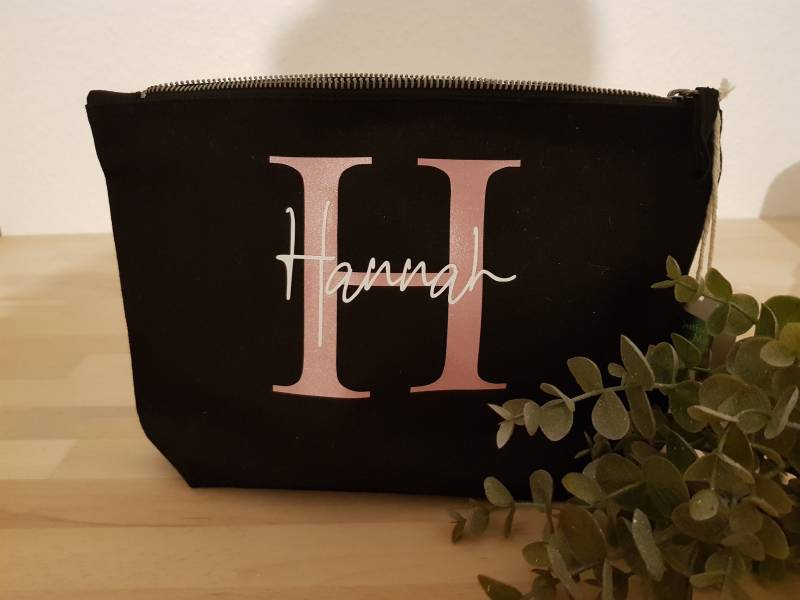 Schicke Kosmetiktasche | 3L - Personalisiert Mit Name von Plottergirl