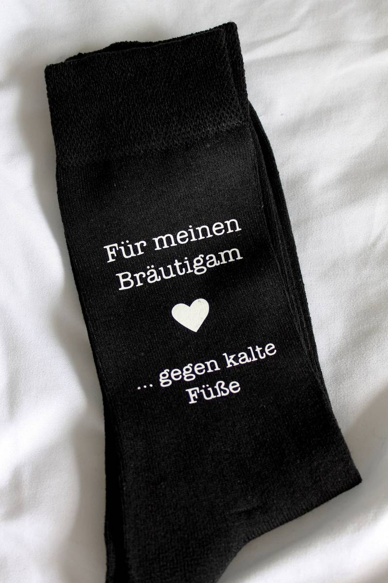 Hochzeitssocken I Bräutigam Hochzeitsgeschenk von PlotterloveByLena