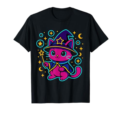 Plum Wizard Cat Apprentice für Kinder, Kinder, Jugendliche, Schüler, Junior T-Shirt Plum Wizard Cat Apprentice für Kinder, Kinder, Jugendliche, Schüler, Junior T-Shirt von Plum Magic Cat Academy for Kids Children Pupils Jr