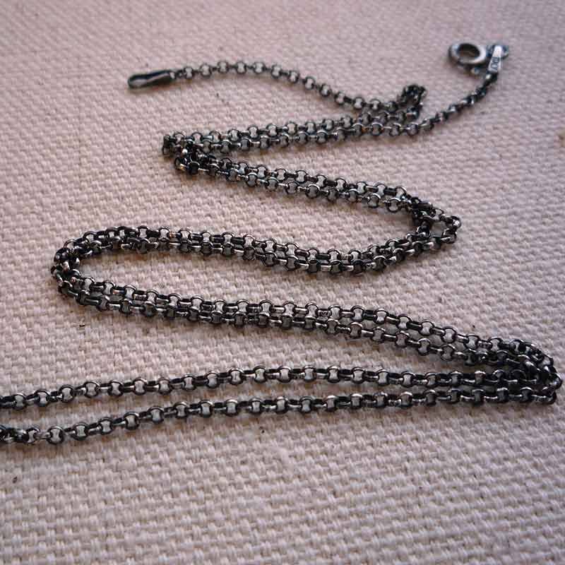 30-Zoll-Rollo-Kette Aus Sterlingsilber Im Antik-Look 30-Zoll-Rollo-Kette Aus Sterlingsilber Im Antik-Look von PlumAndPoseyInc