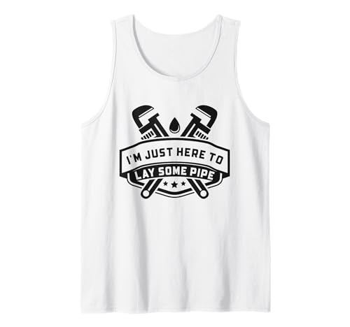 Lustiger Klempner Lay Some Pipe Sanitär-Design Männer Tank Top Lustiger Klempner Lay Some Pipe Sanitär-Design Männer Tank Top von Plumber Gifts Store Co.
