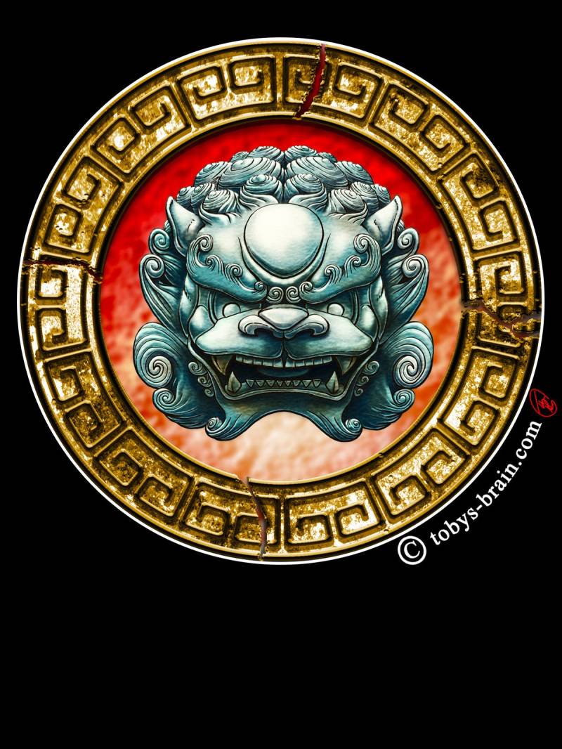 Fu Hund Ring T-Shirt V2 Fu Hund Ring T-Shirt V2 von PlungerMonkeyDesigns