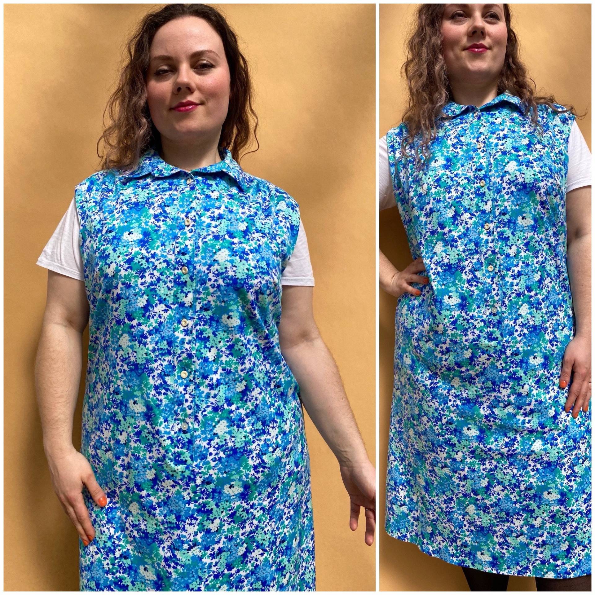 Eu44/46 Vintage Plus Size Ärmelloses Kleid Mit Blumenmuster 80Er Eu44/46 Vintage Plus Size Ärmelloses Kleid Mit Blumenmuster 80Er von PlusBabesVintage