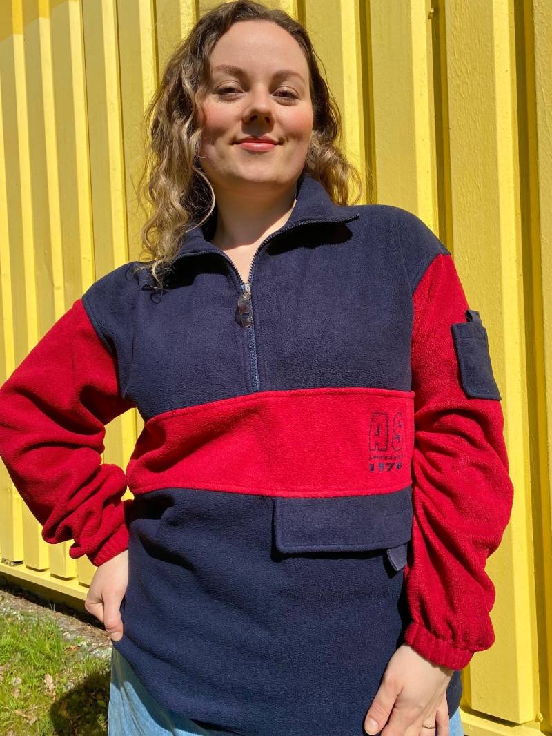 Eu48 Vintage Plus Size Fleece Pullover Xxl von PlusBabesVintage