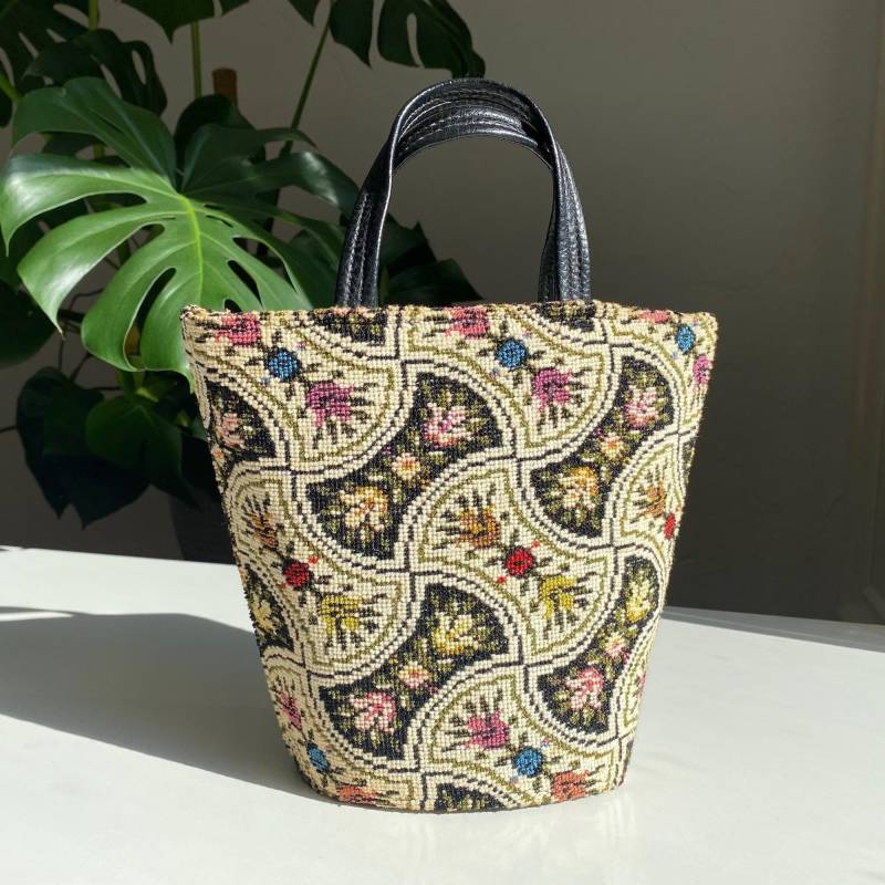 Vintage 80Er Gobelin Handtasche von PlusBabesVintage