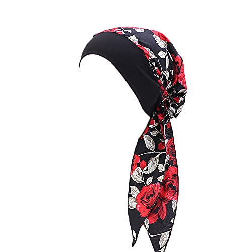 Pluto & Fox Kopftuch Damen Chemo Turban Elegant Bandana Kopfbedeckung für Krebs, Chemotherapie, Haarausfall, Schlaf, Make up (# 2) von Pluto & Fox