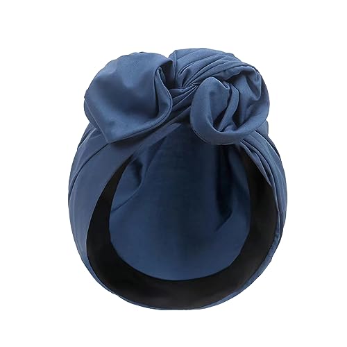 Pluto & Fox Mütze Damen Mütze Kreuz Turban Retro Stirnbänder Band Schal Kopf mit Draht Ornament(Blau) von Pluto & Fox