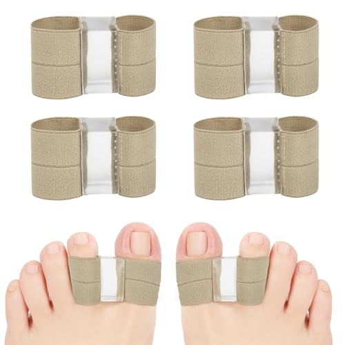 4 Stück Zehenspreizer Hallux Valgus Hallux Valgus Korrektur Zehenspreizer Herren Zehenspreizer Damen Hallux Korrektur Hammerzehen Korrektur Toe Splitter von Pluvyze