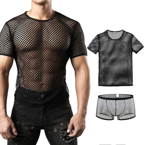 Pluvyze Netzhemd Herren,Netzshirt Herren,Netzoberteil von Pluvyze