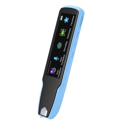 Lesen von Stift, Breite Englische Wörter Textauszug Tragbarer Designsprachenübersetzer Stift Online Offline Fremd Reise (Grey) (Blue) von Plyisty