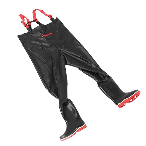 Plyisty Flexible wasserdichte Fischereistrust -Wader mit Anti -Slip Stiefeln für Männer Frauen Nahtloses Design für Angelwader [Angelbegeisterte] (40) von Plyisty