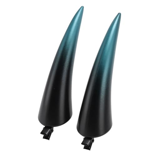 Plyisty Hörner Haarnadel Leichte Sichere Sichere Lebensechte Hörner Haarklammern für Halloween Party Cosplay Make -up -Thema, Premium Abs Devil Horns Haarzubehör für Erwachsene (BLUE) von Plyisty