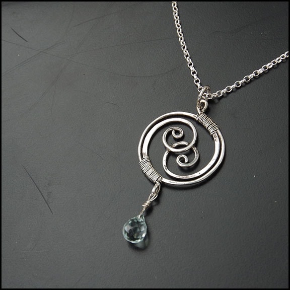 Elf Halskette - Sterling Silber Kette Mit Quarz Perlen von Plysperk